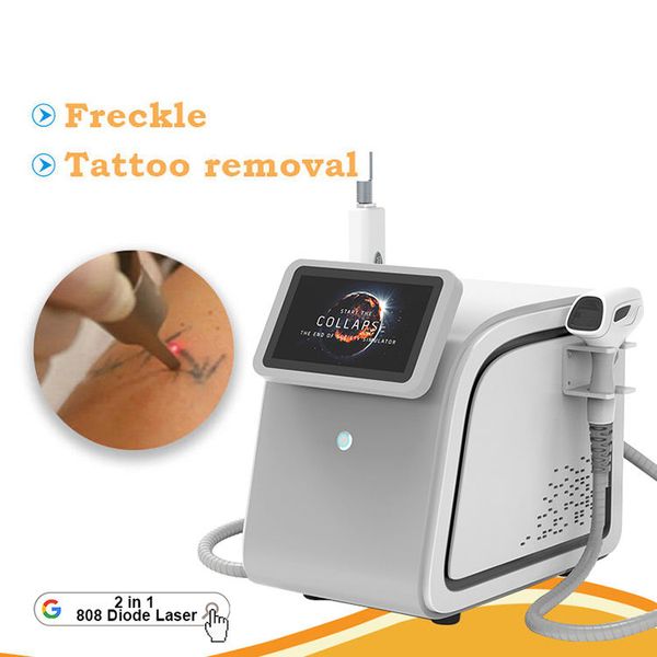 

2 in 1 picosecond laser 808nm diode laser hair removal machine