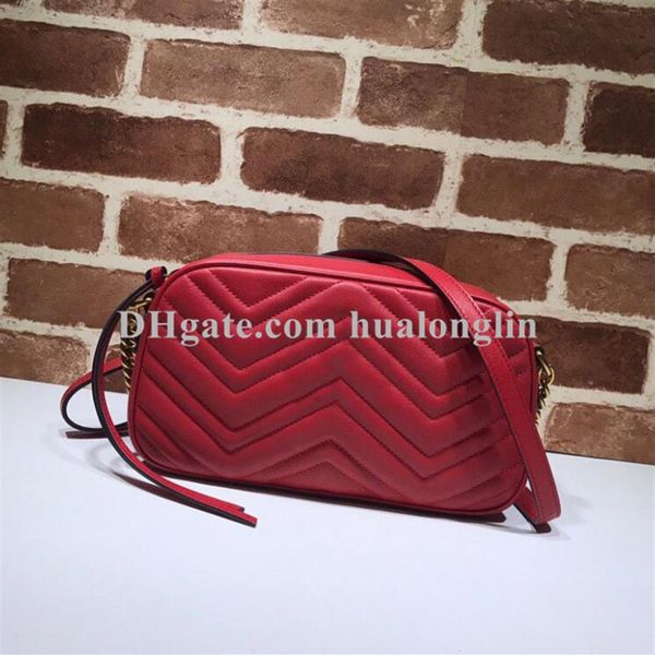 

designer woman shoulder bag genuine leather original box fashion date code serial number marmont whole purse clutch260s