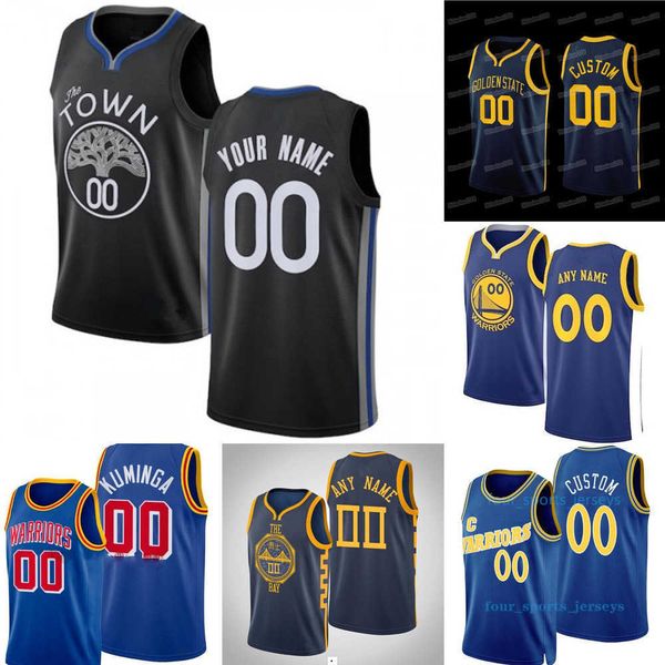 

basketball jersey men women youth golden state''warriors''custom 10 ty jerome 33 james wiseman 4 moses moody 2 ryan roll, Black;red