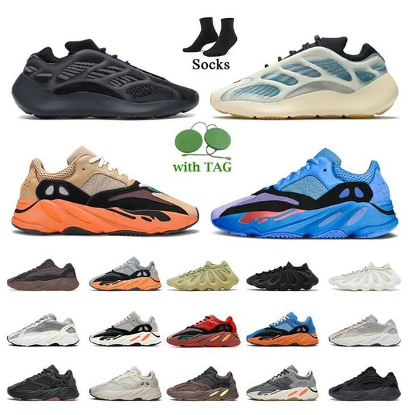 

700s boost running shoes og yezzzy shoes casual beige black onyx pure oat bone v1 v2 v3 boosts''yezzies''700 shoes size