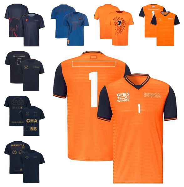 

f1 team dress new driver's t-shirt summer men's short sleeve sports racing dress
