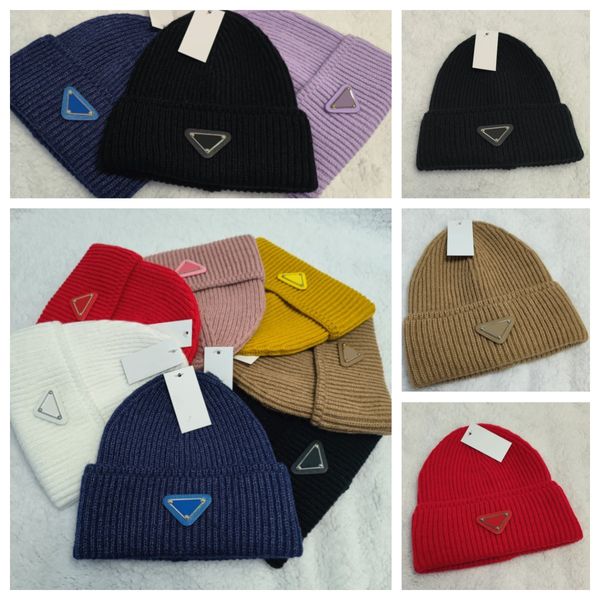 

classic winter truck hat beanie designer bucket hat fitted men women christmas warm blue yellow red fashion knit woolen universal buckets be, Blue;gray
