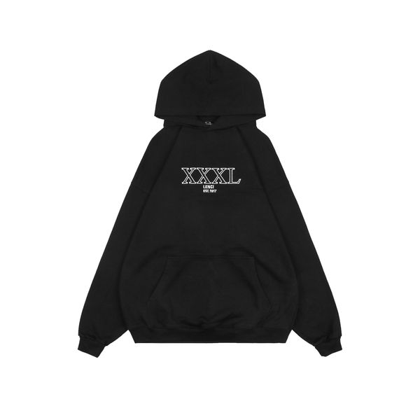 

duyou black vintage embroidery paris hoodies luxury designer men hoody women sweatshirts combed cotton print sueter hombre heather pullover