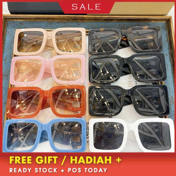 

luxury designer vintage sunglasses uv400 women be family new fashion personality letter large b-box sunglass han huo in same sunglass b4312, White;black