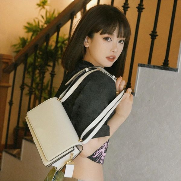 

front flap bag model bandit shoulders push button closure bags clutch messenger letter flaps chain handbags totes bag square shoulder crossb