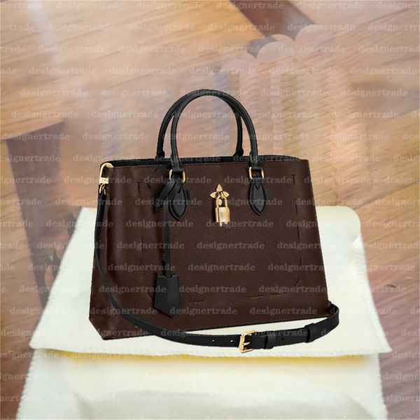 

shopping leather practical tote bag women designer bags large capacity classic style hangdbag strong handle clutch totes designertrade