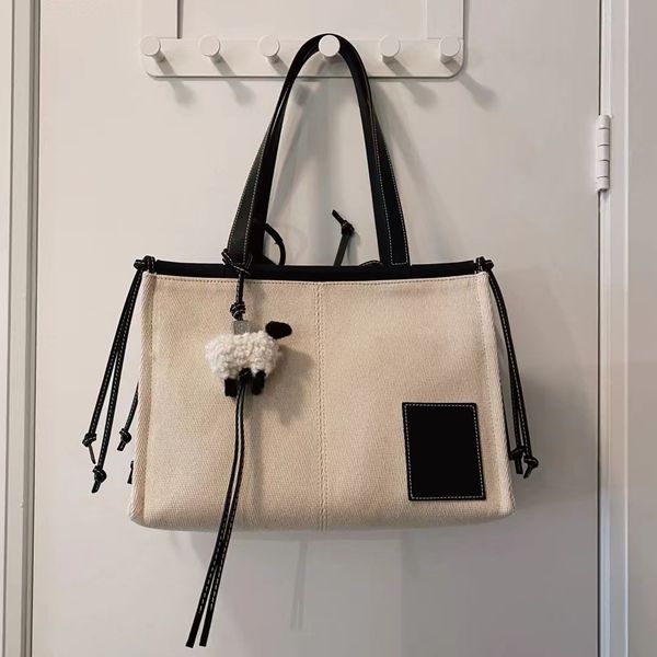 

canvas totes luxurys shoulder fashion shopping bag weekend luggage wood stick bag basket large womens famous cross body beach handle handbag