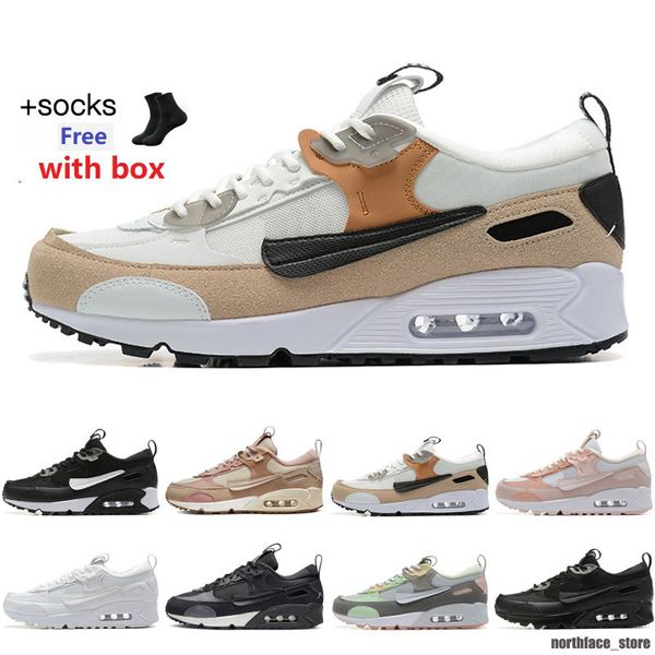 

2022 90 futura running shoes triple black infrared leather mash white yellow grey volt obsidain moss green designers sports trainer sneakers