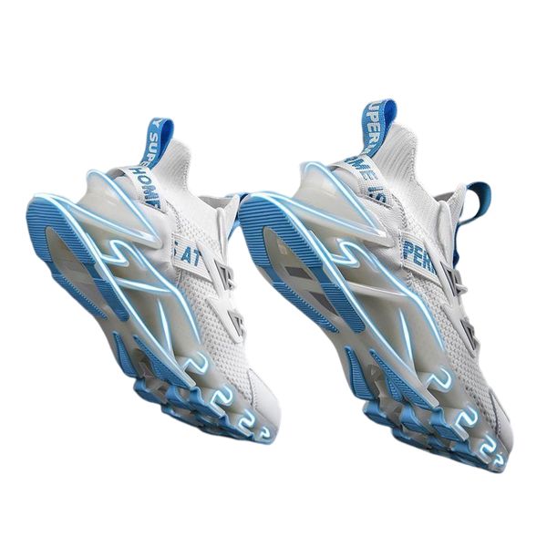 

terrascape large size shoes breathable white net shoes running men sneakers 2023 new style fashion blade sports shoe