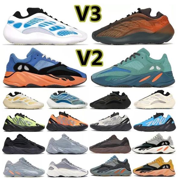

new 700s boost running shoes og yezzzy shoes mnvn casual beige black onyx pure oat bone v1 v2 v3 boosts''yezzies''700 sh