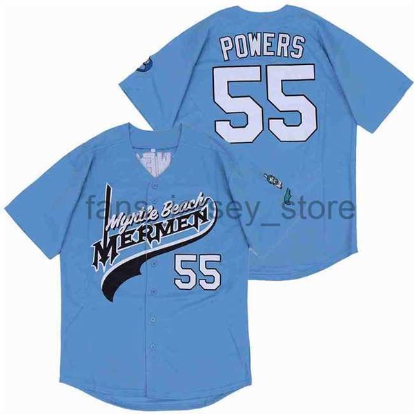 

55 kenny powers eastbound and down mexican charros movie baseball jersey, Blue;black