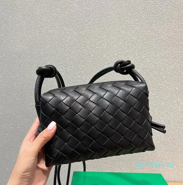 

bottegasv designer woven bag camera bag mini jodie cloud hobo fashion handbag leather shoulder messenger bags women's wallet 18x11cm ep