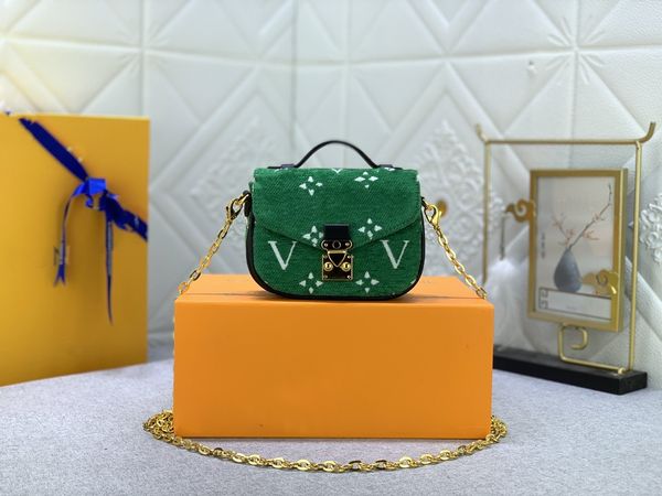 

cc micro metis chain shoulder bags designer womens mini handbag iconic s lock clasp crossbody flap monograms pochette purse mini satche 22ss
