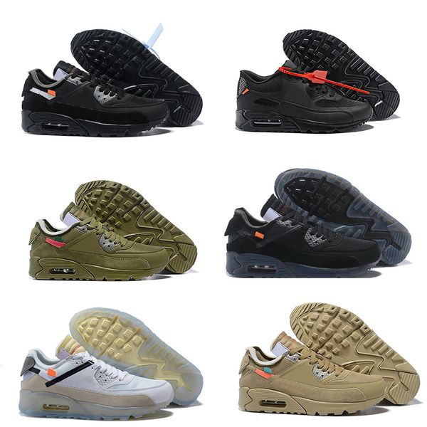 

90 running shoes classic brown triple sports shoes desert ore ice trainers designer sneakers men women rubber outdoor sneaker