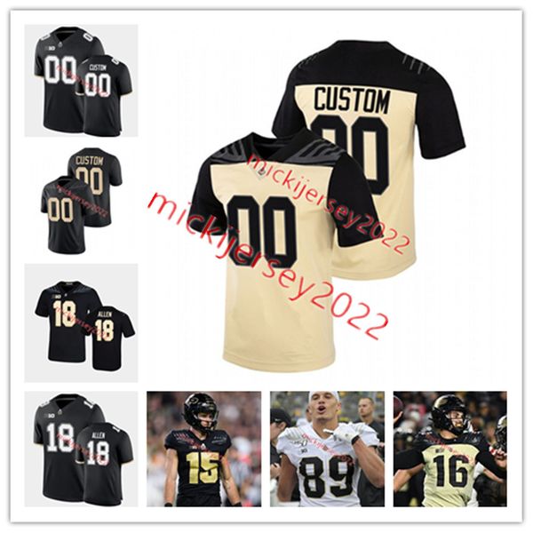 

custom purdue boilermakers mens youth stitched football jersey drew brees ryan kerrigan kawaan short matt light tim stratton stu schweigert, Black