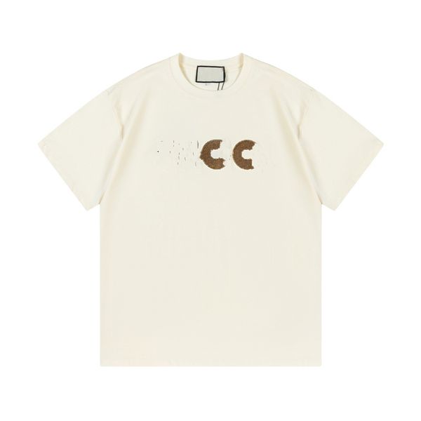 

men's t-shirt 2023 men's t-shirts ggity fashion cotton soft wrinkle resistant printed letter casual student short sleeve 07-03, White;black