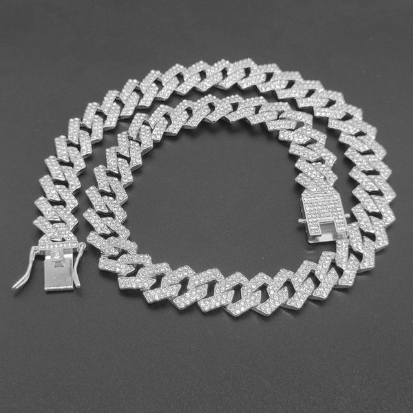 

channel chains designer jewelry clover necklace men pendant luxury diamond mens fashion dragon beard buckle gold silver diamond rhombus cuba