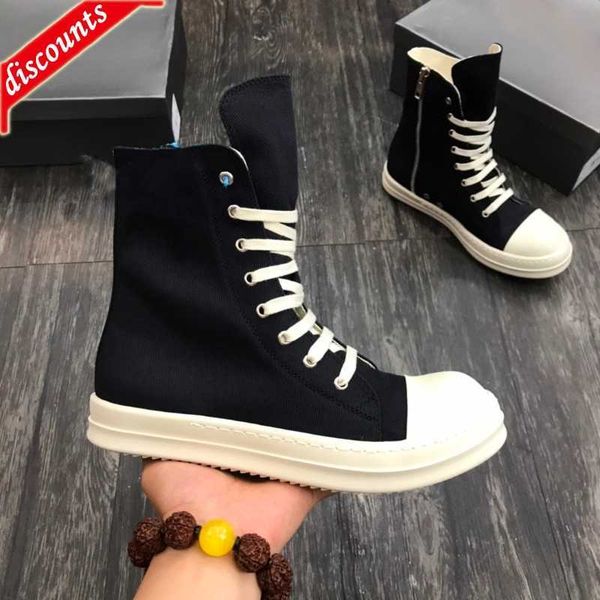 

shoes 2023ro high women canvas sneakers black lace up 35-44