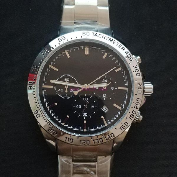 

2021 selling mens watches boss quartz movement watch all functional small dial work satch lifestyle waterproof stainless steel305q, Slivery;brown
