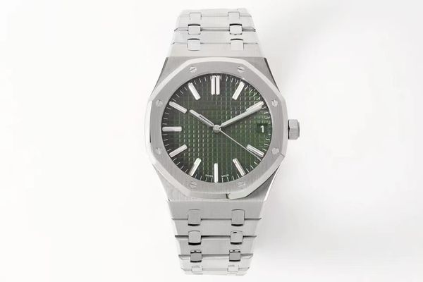 

zf 15510 diameter 41mm 50th anniversary model with 4302 movement sapphire glass mirror fine steel case strap polishing drawing process, Slivery;golden