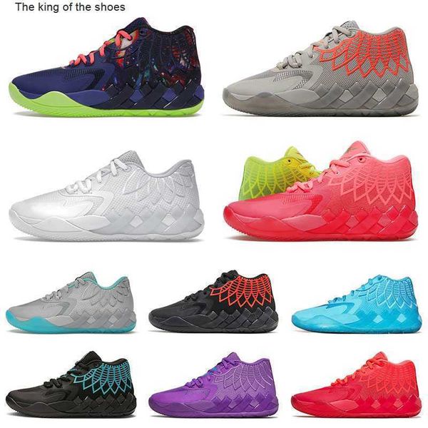 

women men's mb.01 lamelo ball queen city basketball shoes buzz city rick and morty sneakers designers sports shoes rock ridge red not f