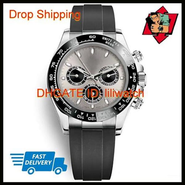 

mens sports watch men all subdials work function 40mm rubber strap automatic mechanical wristwatches relogies for men relojes orol208w, Slivery;brown