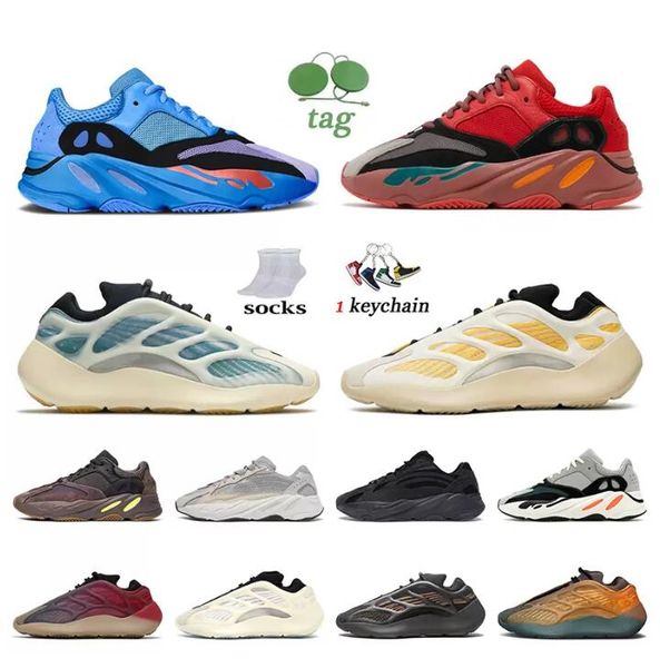 

700s boost running shoes og yezzzy shoes mnvn casual beige black onyx pure oat bone v2 v3 boosts''yezzies''700 shoes siz