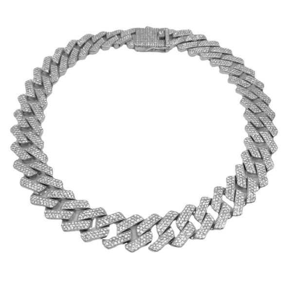 

20mm prismatic cuban chain designer necklaces for women mens chains womens jewelry pendant man custom silver gold plated pendants hip hop th