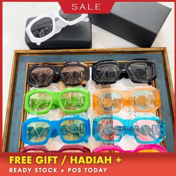 

luxury designer sunglasses 22 new head brand fashion personalized large frame female star same va4089, White;black