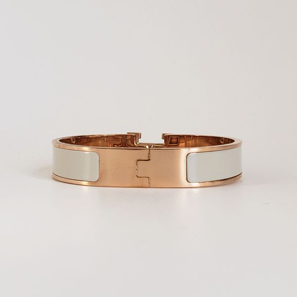 

cuff bangle gold bracelet bracelets designer for women luxury bracelet stainless steel h letter brand fashion accessories party wedding vale, Black