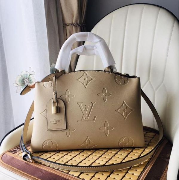 

western style fashion handbags purses montigne bag women tote letter louis vuitton embossing leather shoulder bags crossbody satchel shoppin