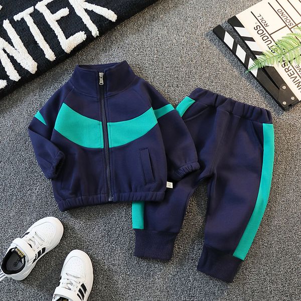 

Children Boys Clothing Set Baby Boy Classic Sports Suit Infant Toddler Boy Clothes Kids Tracksuits, Gray
