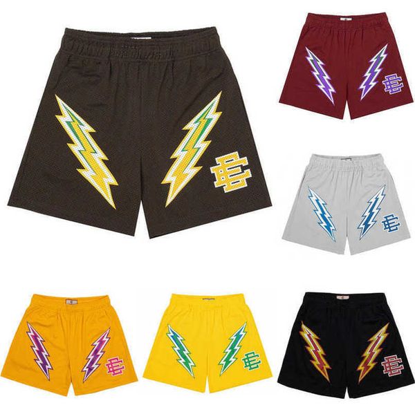 

fashion luxury men's ee shorts eric emanuel basic short new york city skyline men women jog pants casual fitness loose summer sports pa, White;black