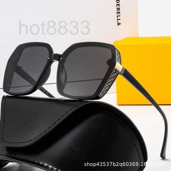 

sunglasses designer fashion large frame round face letter polarized uv printed f8qv, White;black