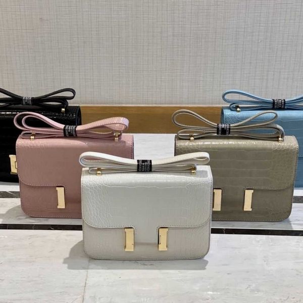 

luxury designer shoulder bags crossbody bag tote new women's fashion texture leather portable multifunctional small square bags factory