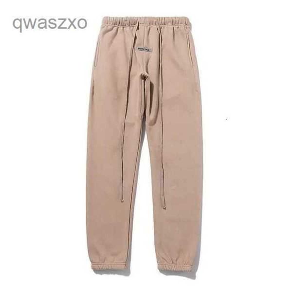 

men's and women's high street brand ess pants glue pressing letter double thread tide leisure plush guard trousers ra7fu8qyxebk, Black