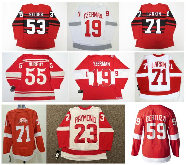 

2022 reverse retro detroit moritz seider hockey jerseys dylan larkin red wings tyler bertuzzi lucas raymond alex nedeljkovic david perron an, Black;red