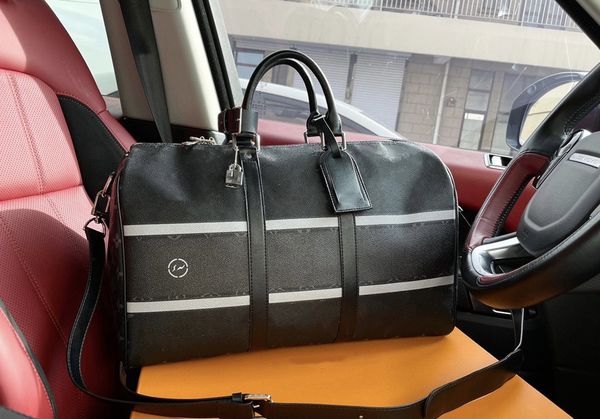 

keepall designer duffel bags mens black weekend tote bandouli re bandana travel bandouliere designers luggage kepall bag men basketball leat