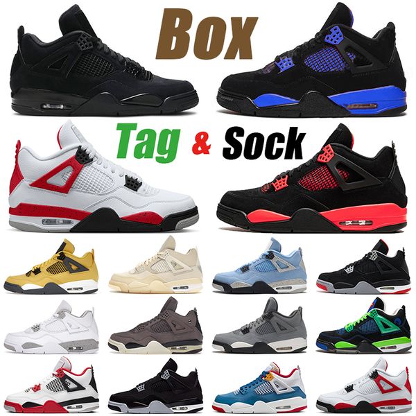 

jumpman 4 4s retro mens basketball shoes military black cat canvas 4 university blue red thunder cactus jack 4 4s men women trainers sports