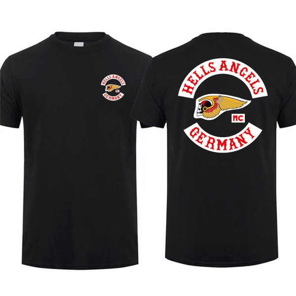

men's t-shirts amazing male t shirt double-sided oversized hells angels germany essential warrior t-shirt men t-shirts graphic streetwe, White;black