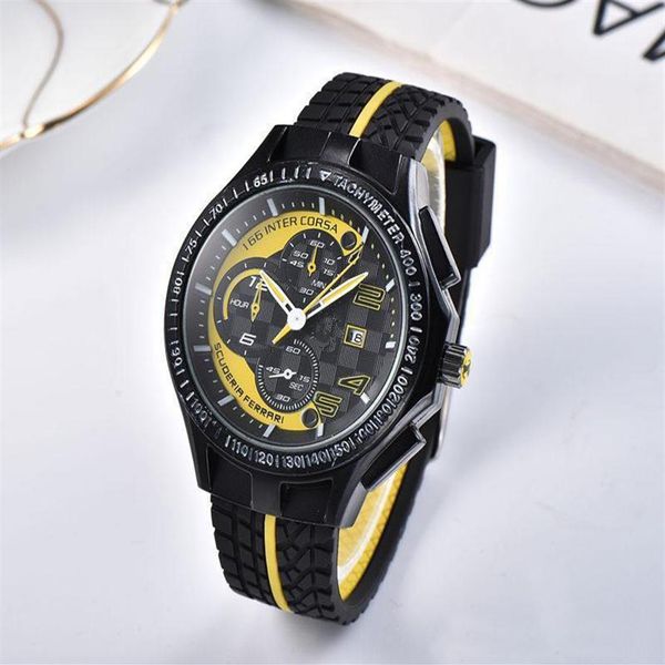 

famous design men's big watch stainless quality male quartz watches casual fashion sports man silicone strap brand women wris204q, Slivery;brown