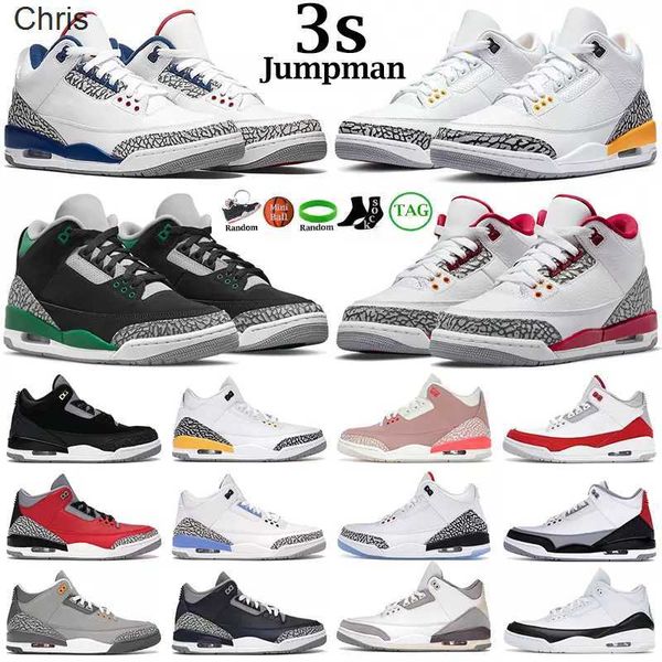 

men basketball shoes 3s jumpman 3 cardinal red pine green racer blue cool grey hall of fame court purple laser orange mens 7iyp, Black;white