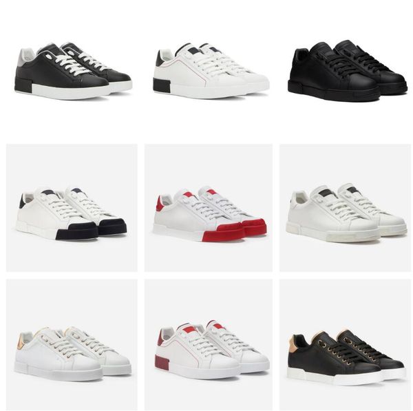 

white black nappa leather sneakers shoes calfskin skateboard walking technical man famous comfort casual-wearing eu35-46.box