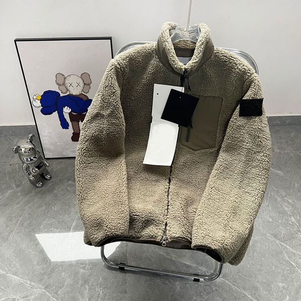 

men jackets tech fleece breathable softshell jacket men 23fw zipper hoodies outdoors sports coats women casual black white green, Black;brown