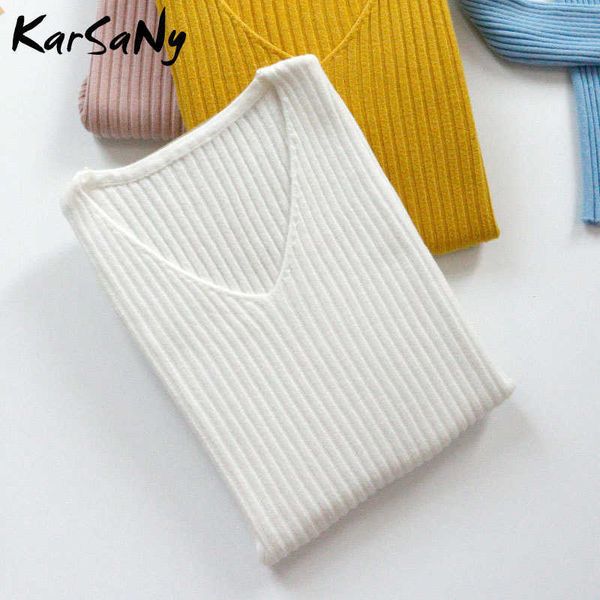

women's sweaters v neck winter autumn woman jumper pink and pullovers green knitted sweater pull vintage 2021 221224, White;black