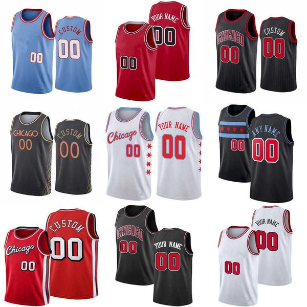 

chicago''bulls''custom mens womens youth demar 11 derozan 9 nikola vucevic zach 8 lavine 2 lonzo ball 0 coby white baske, Black;red