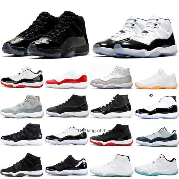 

25th anniversary 11 11s men women basketball shoes bred heiress concord 23 45 space jam cap and gown legend blue sport sneakers