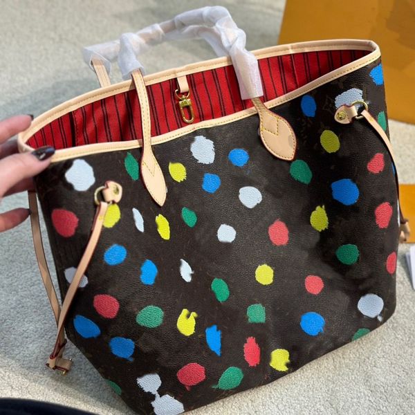 

tote bag womens designer handbags sale women 2pcs/set luxurys shoulder bags graffiti flower ladies leather purse crossbody