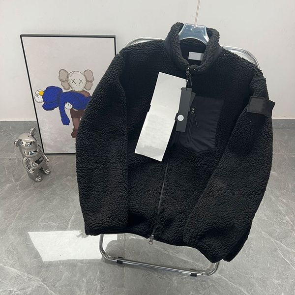 

men jackets tech fleece breathable softshell jacket men 23fw zipper hoodies outdoors sports coats women casual black white green, Black;brown