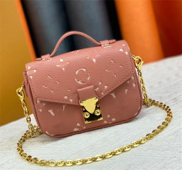 

bags women s-lock micro metiss handbags pochette chain totes luxurious designer bag lady real leather letter messenger wallet axillary packa
